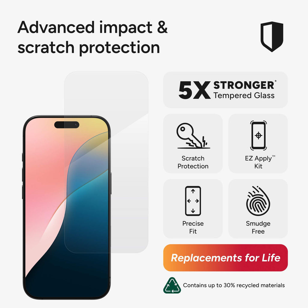 Glass Elite Screen Protector For iPhone 16 Pro