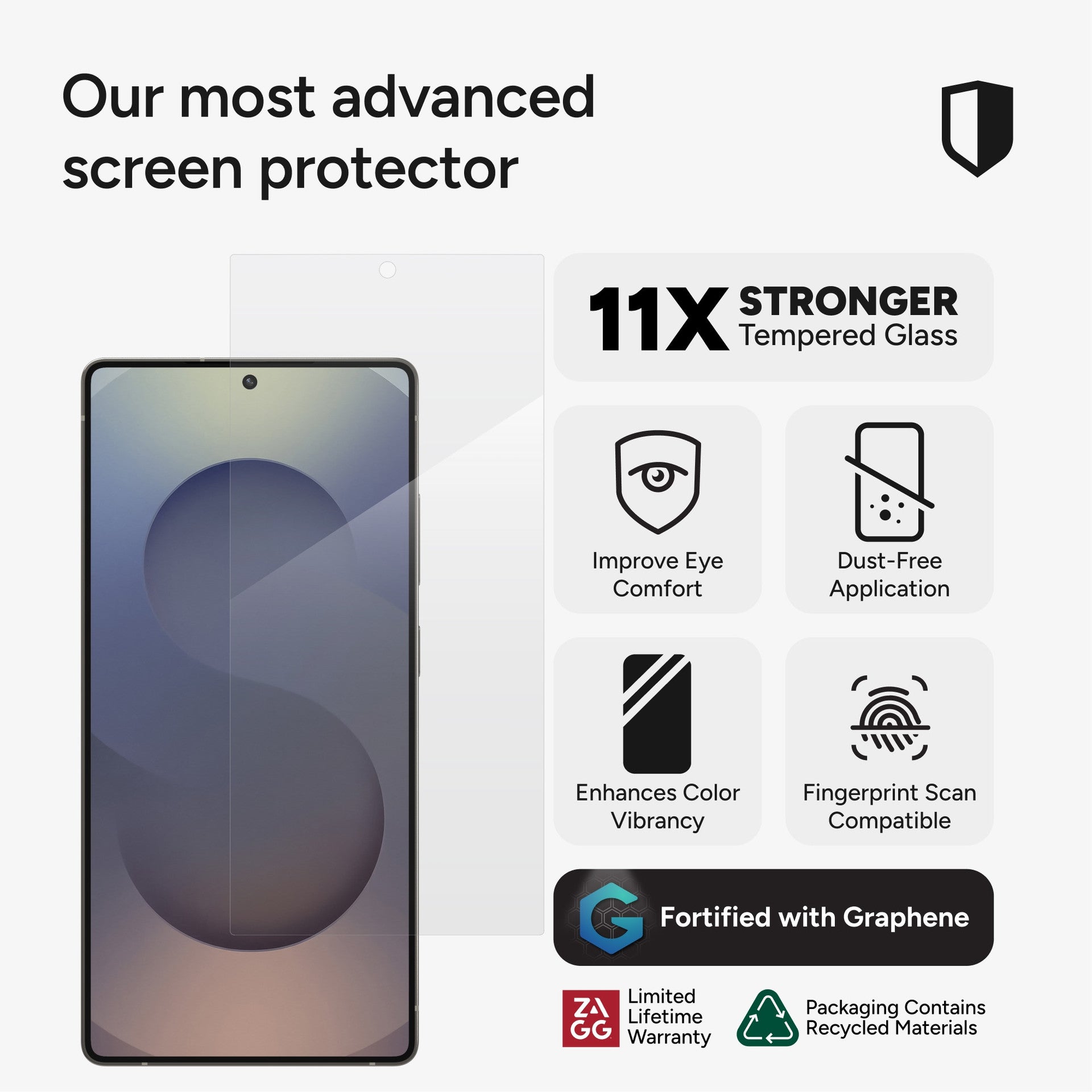 Glass XTR4 Blue Light Screen Protector For Galaxy S25 Ultra