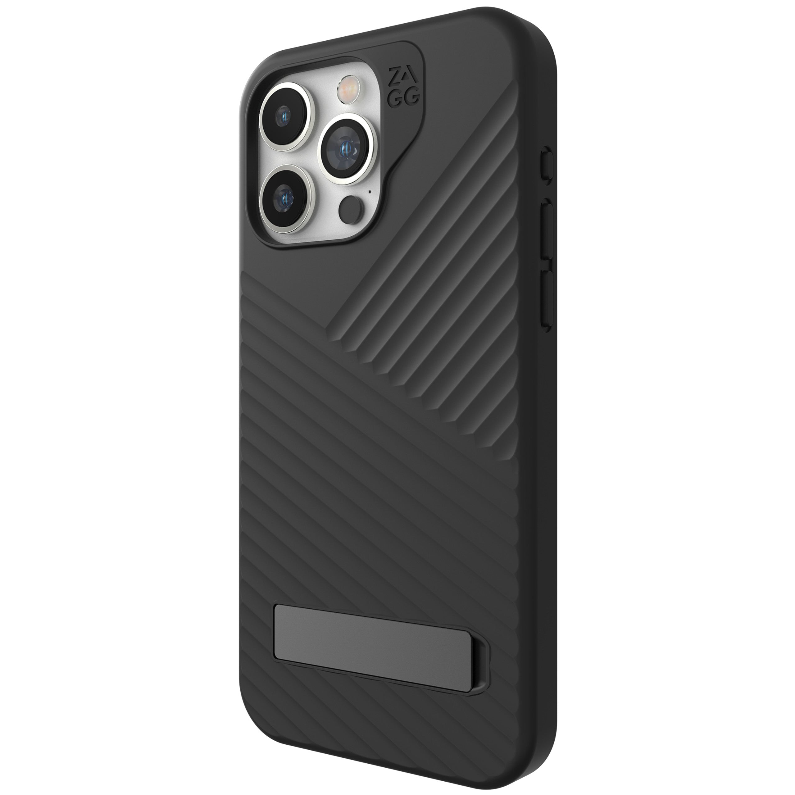 ZAGG Denali Snap for MagSafe Cell Phone Case with Stand For iPhone 15 Pro Max
