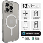 ZAGG Crystal Palace Snap for MagSafe Cell Phone Case For iPhone 16 Pro