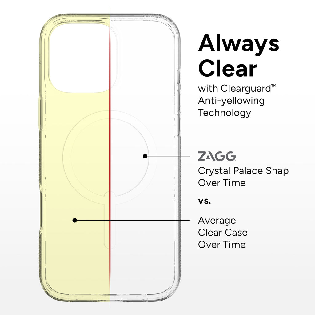 ZAGG Crystal Palace Snap for MagSafe Cell Phone Case For iPhone 16 Pro Max