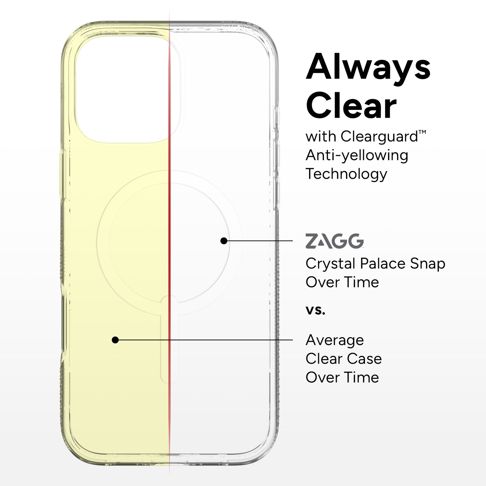 ZAGG Crystal Palace Snap for MagSafe Cell Phone Case For iPhone 16 Pro Max