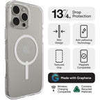 ZAGG Crystal Palace Snap for MagSafe Cell Phone Case For iPhone 16 Pro Max
