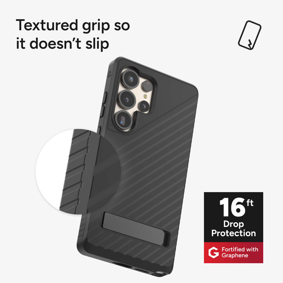 ZAGG Denali Cell Phone Case with Stand For Galaxy S25 Ultra