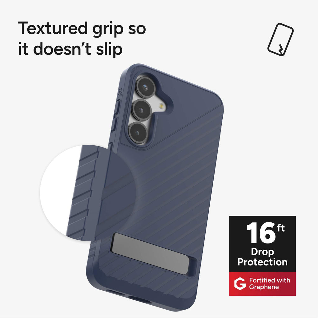 ZAGG Denali Cell Phone Case with Stand For Galaxy S25