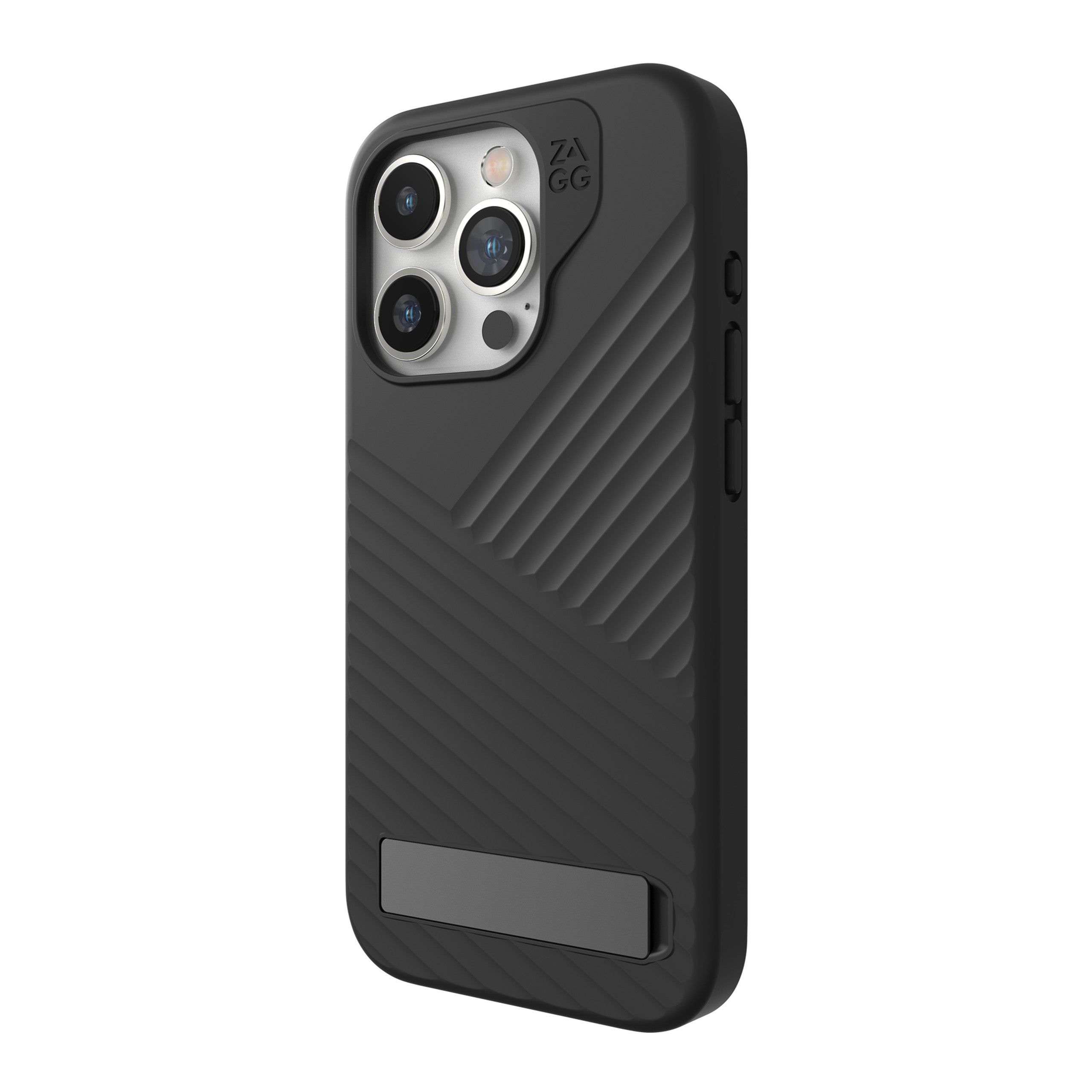 ZAGG Denali Snap for MagSafe Cell Phone Case with Stand For iPhone 15 Pro