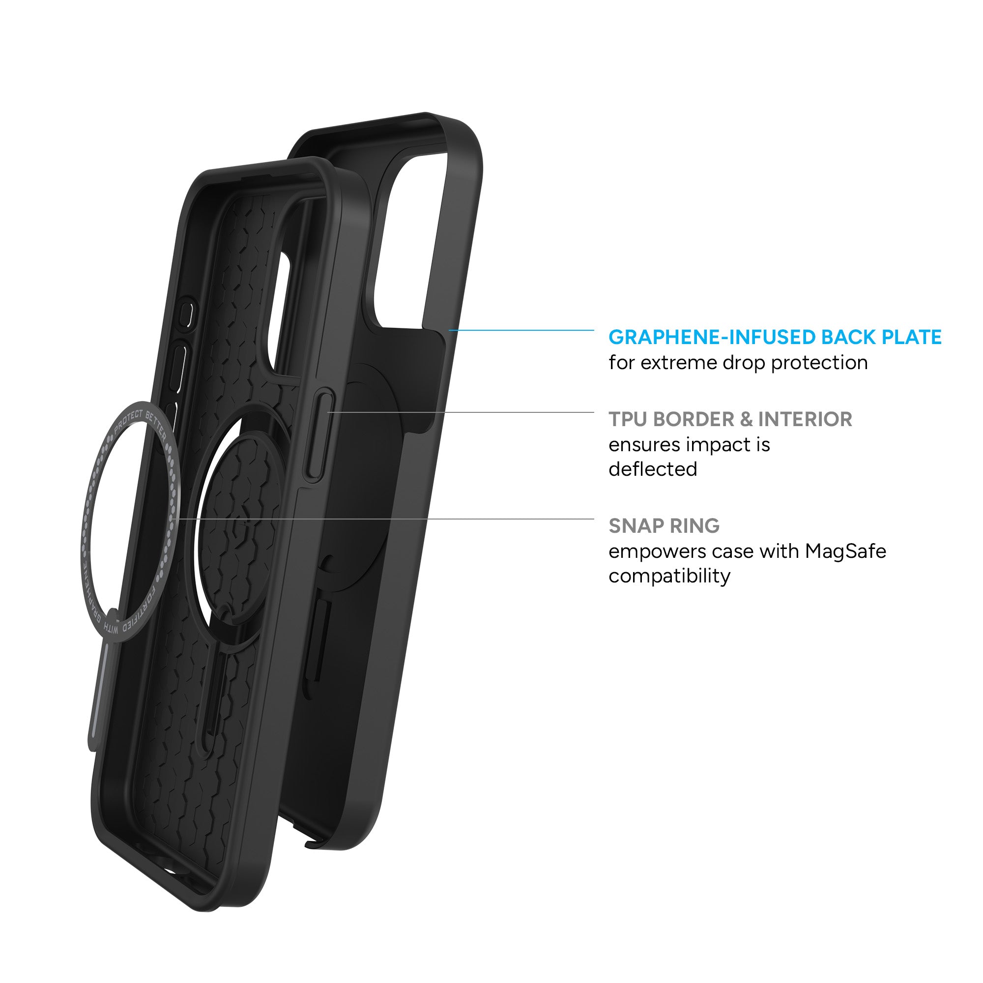 ZAGG Denali Snap for MagSafe Cell Phone Case For iPhone 15 Pro Max
