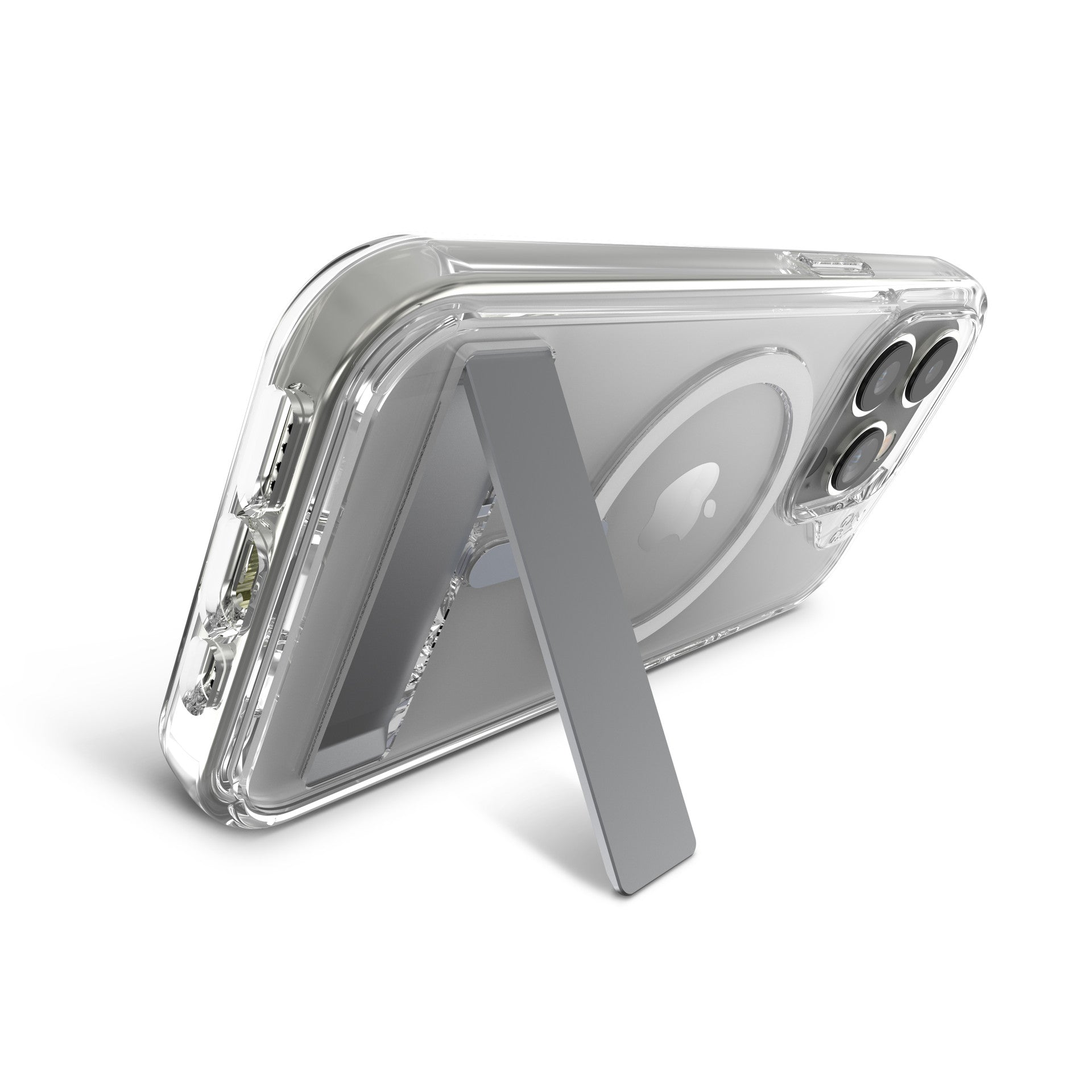 ZAGG Crystal Palace Snap for MagSafe Cell Phone Case with Stand For iPhone 15 Pro