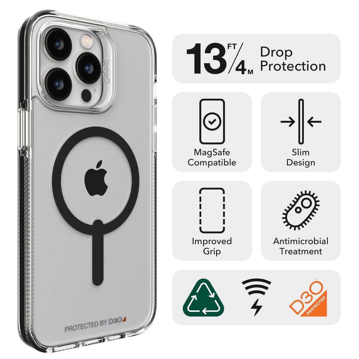 ZAGG Santa Cruz Snap for MagSafe Cell Phone Case For iPhone 14 Pro Max