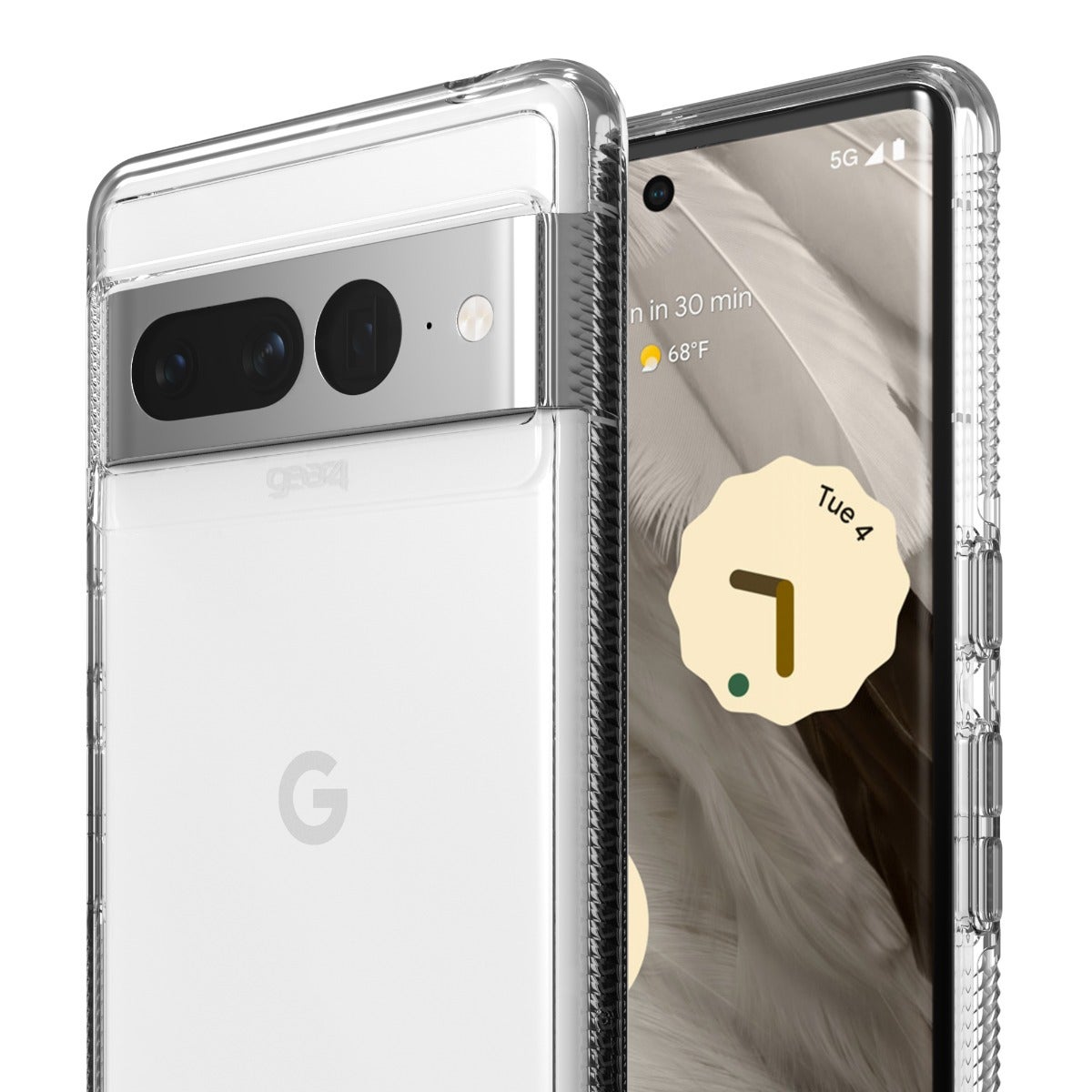 ZAGG Crystal Palace Clear Cell Phone Case For Google Pixel 7 Pro
